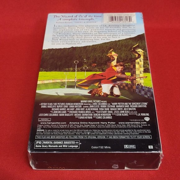 Harry Potter and the Sorcerers Stone 2002 VHS New Sealed - Picture 4 of 8